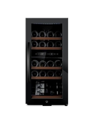 Vinoteca mQuvée WineExpert 38 Fullglass Black – 38 Botellas, Doble Zona