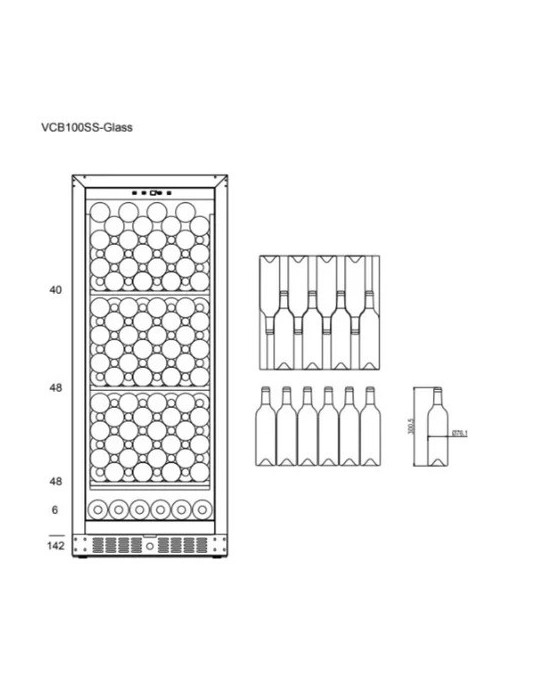 Vinoteca mQuvée Velvet 100 Premium Package – 154 botellas