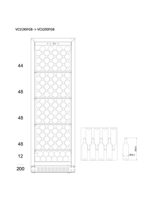 Vinoteca mQuvée Velvet 125 Premium Package – 200 botellas