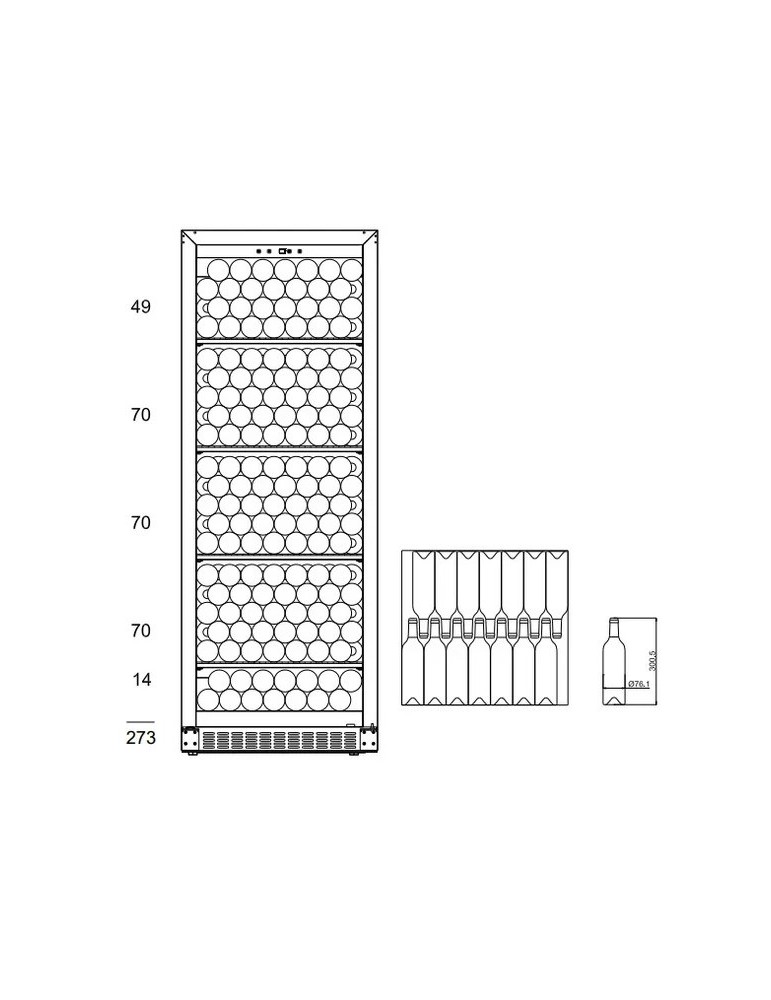 Vinoteca mQuvée Velvet 220 Premium Package – 273 botellas