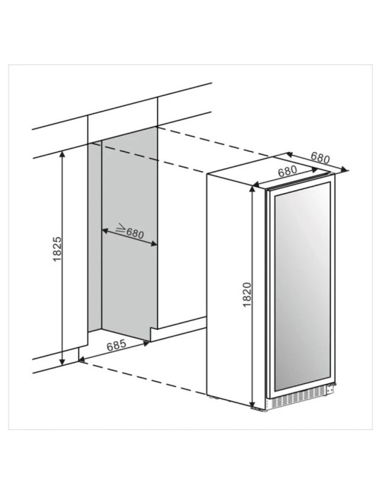Vinoteca mQuvée Velvet 220 Premium Package – 273 botellas