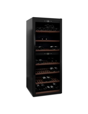 Vinoteca mQuvée WineExpert 126 Fullglass Black – 126 botellas, doble zona 2