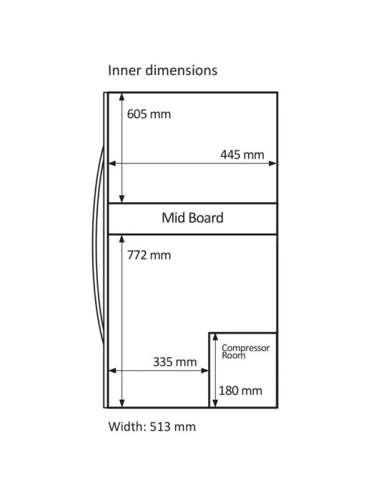 Vinoteca mQuvée WineExpert 126 Fullglass Black – 126 botellas, doble zona