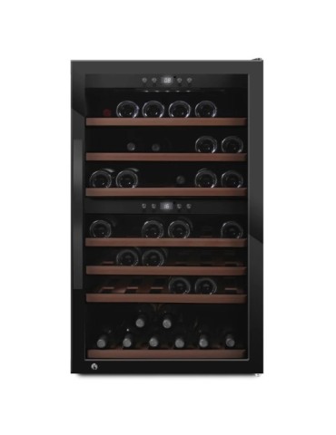 Vinoteca mQuvée WineExpert 66 Fullglass Black – 66 botellas, doble zona