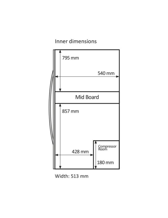 Vinoteca mQuvée WineExpert 180 Stainless – 180 botellas, doble zona, libre instalación