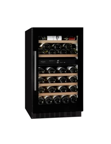 Vinoteca mQuvée WineCave 800 50D Fullglass Black – 46 botellas, doble zona 2