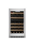 Vinoteca mQuvée WineCave 800 50D Fullglass Stainless – 46 botellas, doble zona