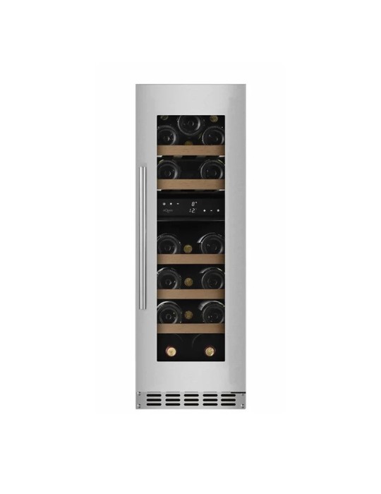Vinoteca mQuvée WineCave 800 30D Fullglass Stainless – 19 botellas, doble zona