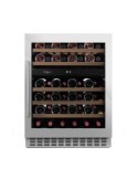 Vinoteca encastrable mQuvée WineCave 780 60D Stainless – 45 botellas, 2 zonas