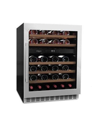 Vinoteca encastrable mQuvée WineCave 780 60D Stainless – 45 botellas, 2 zonas 2