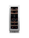 Vinoteca mQuvée WineCave 700 30D Stainless – 16 botellas, 2 zonas, 30 cm