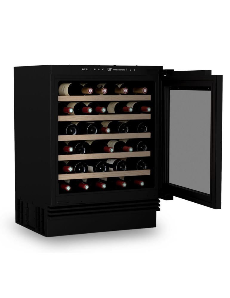 Vinoteca panelable Les Petits Champs CAVINTG48 – Encastrable bajo encimera, 48 botellas, temperatura 5–22 °C
