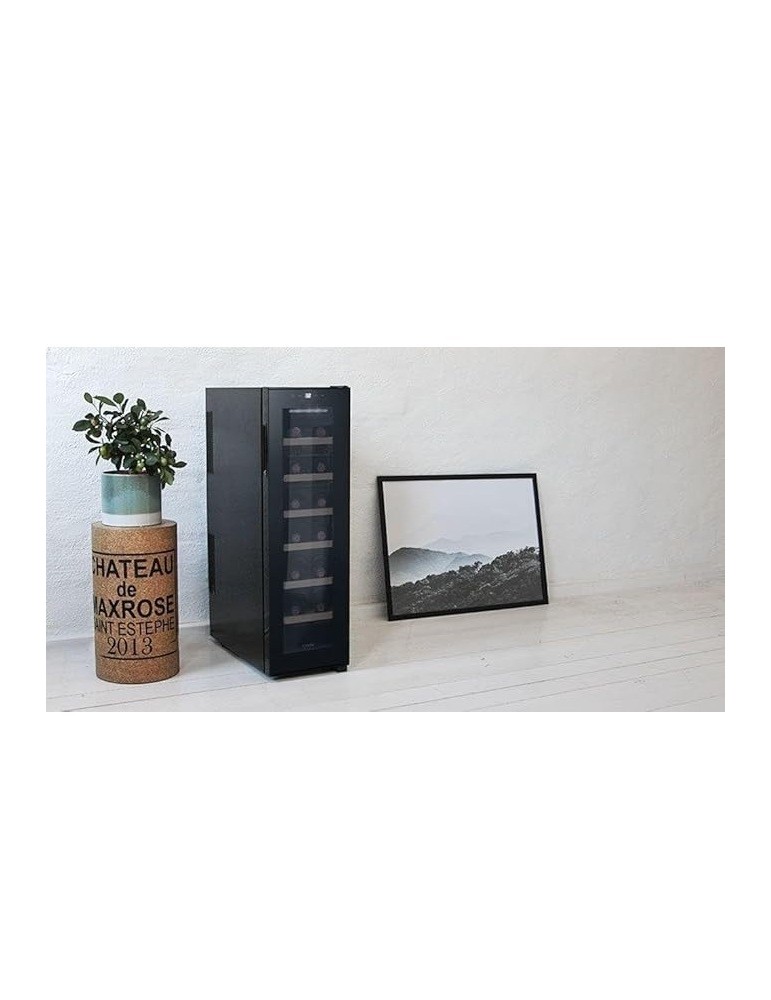 Vinoteca Cavin Northern Collection 14 Black – Compacta, 14 Botellas, Refrigeración Silenciosa