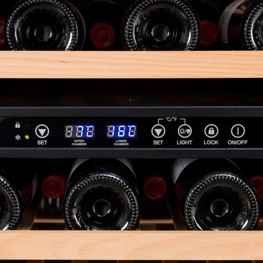 Vinoteca Encastrable Vinobox CV 50 GC 2TI – 50 Botellas y 2 Temperaturas