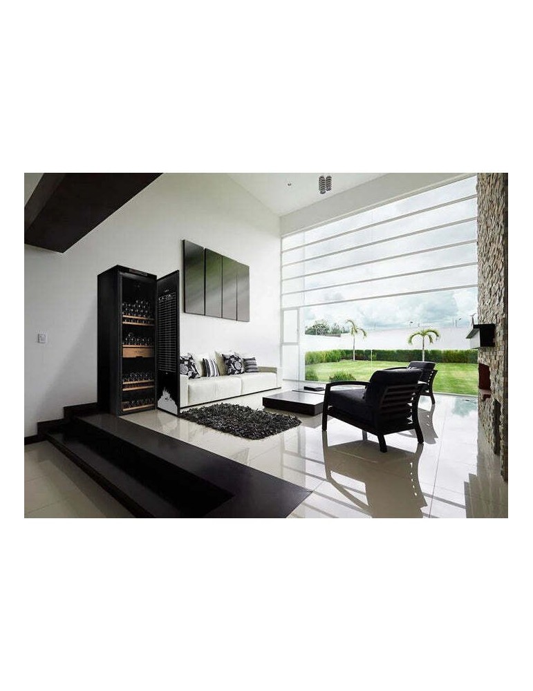 Vinoteca gran capacidad puerta opaca 237 botellas mQuvée WineStore 800 Solid