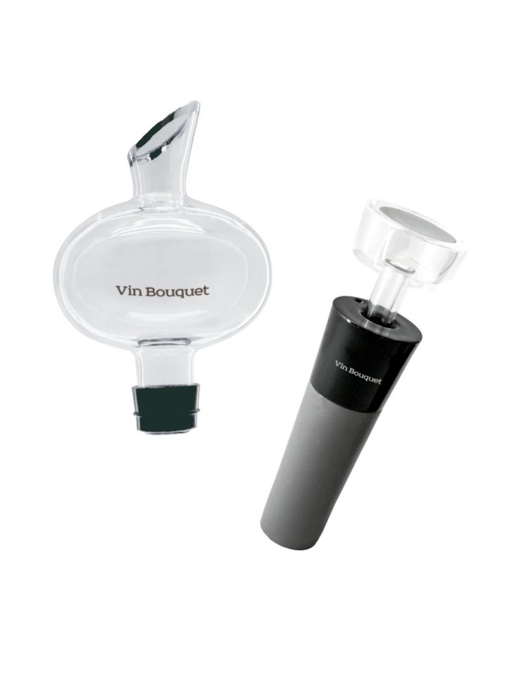 Decantador y Tapón de Vacío Vin Bouquet – Aireación y Conservación
