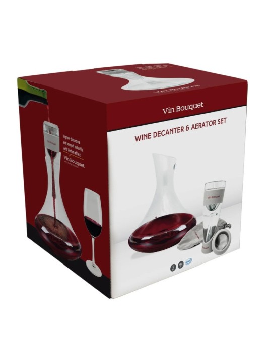 Set Cofre Regalo Decantador 5L y Aireador Bohème – Lujo y Experiencia