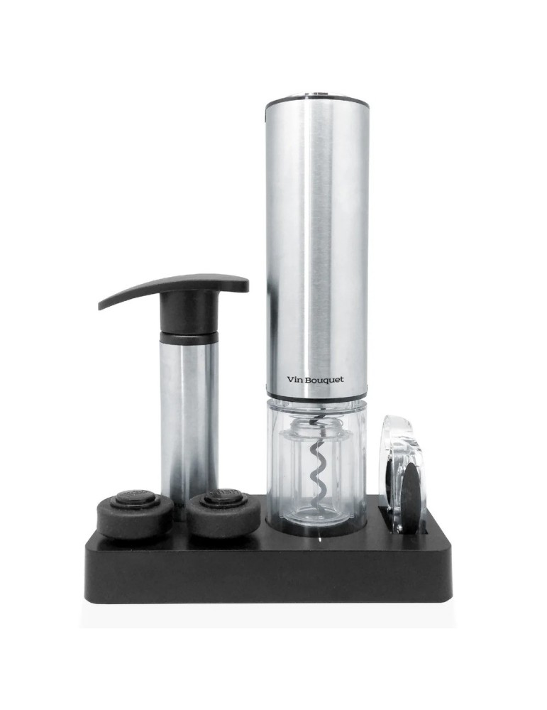 Set Sacacorchos Eléctrico y Bomba de Vacío Vin Bouquet