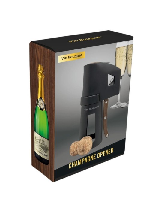 Abridor de Champán Vin Bouquet – Mango de Madera