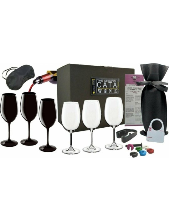 Set 6 Copas Cata Ciega – Kit Profesional de Degustación de Vinos