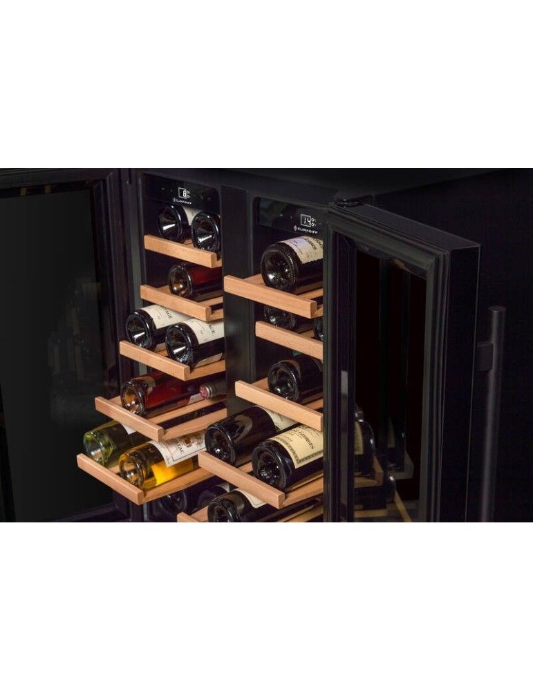Vinoteca Empotrable 40 Botellas CBU40D1B Doble Zona 2 puertas
