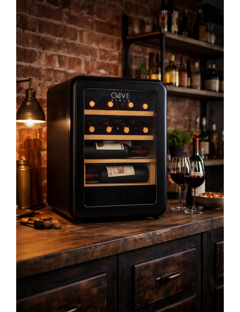 Vinoteca Vintage estilo Retro Cave Vinum CV-15-R 15 Botellas Silenciosa