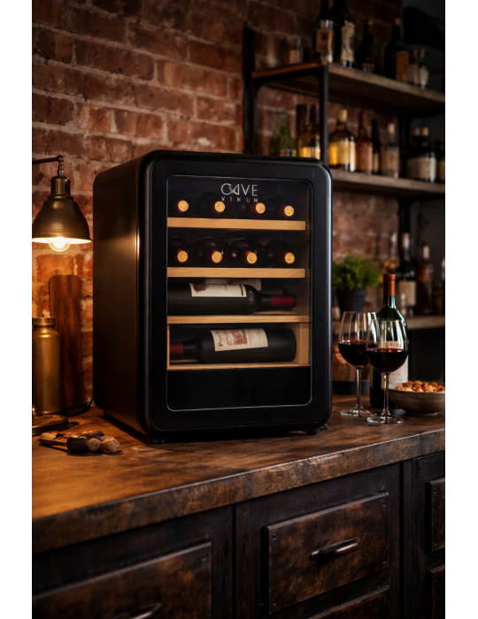 Vinoteca Vintage estilo Retro Cave Vinum CV-15-R 15 Botellas Silenciosa