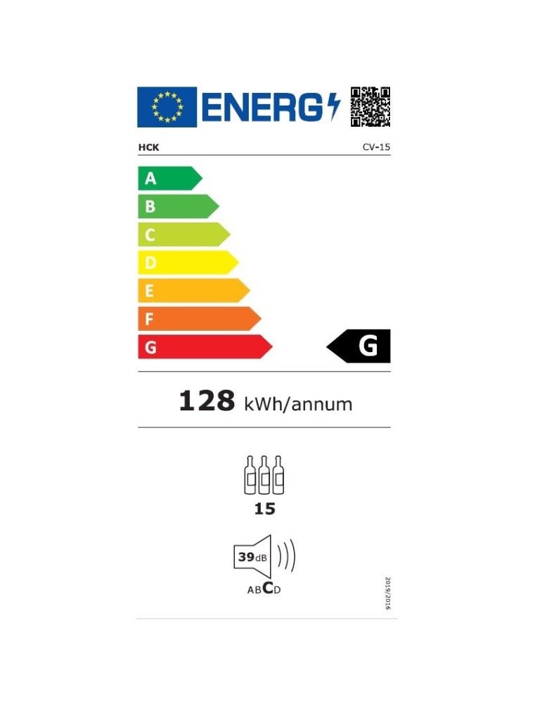 Vinoteca pequeña Vintage estilo Retro Cave Vinum CV-15-R 15 Botellas Silenciosa