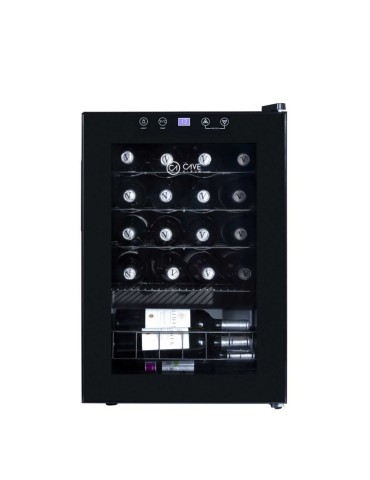 Vinoteca Negra Cave Vinum CV-18C - 18 Botellas - Compresor Silencioso