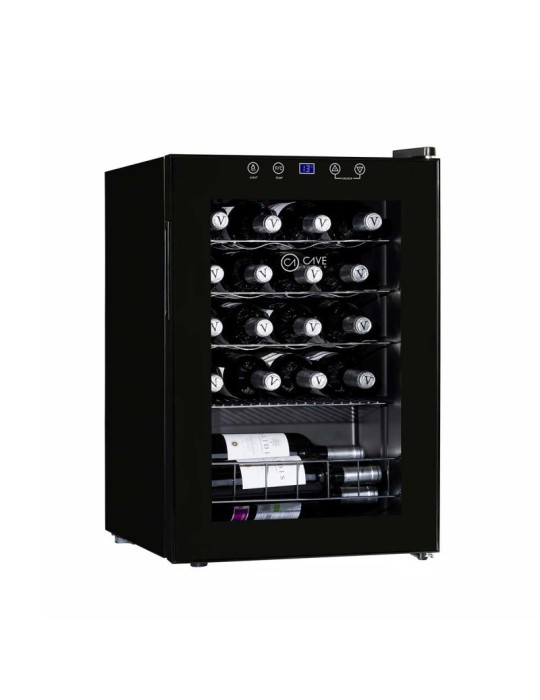 Vinoteca Negra Cave Vinum CV-18C - 18 Botellas - Compresor Silencioso