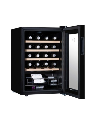 Vinoteca negra 18 botellas compresor CV-18C WS 2