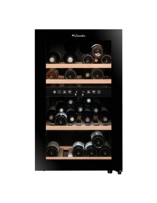 Vinoteca La Sommeliere SLS45DZ – 45 Botellas, 2 Zonas - silenciosa