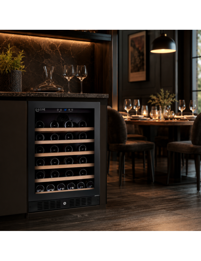 Vinoteca Cave Vinum para cocina Integrable bajo encimera 46 Botellas CV-46-EN