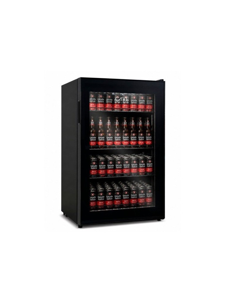 Expositor Refrigerado para Bebidas 128L – Nevera Expositora con Puerta de Cristal