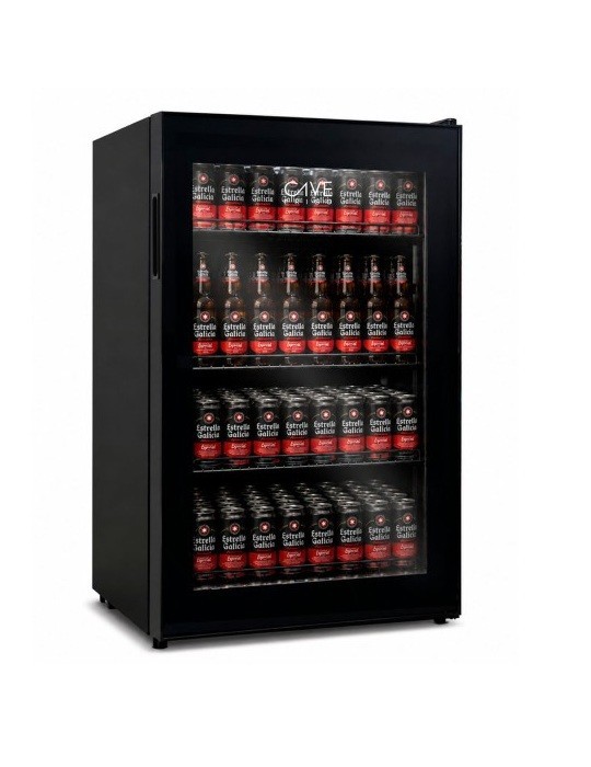 Expositor Refrigerado para Bebidas 128L – Nevera Expositora con Puerta de Cristal