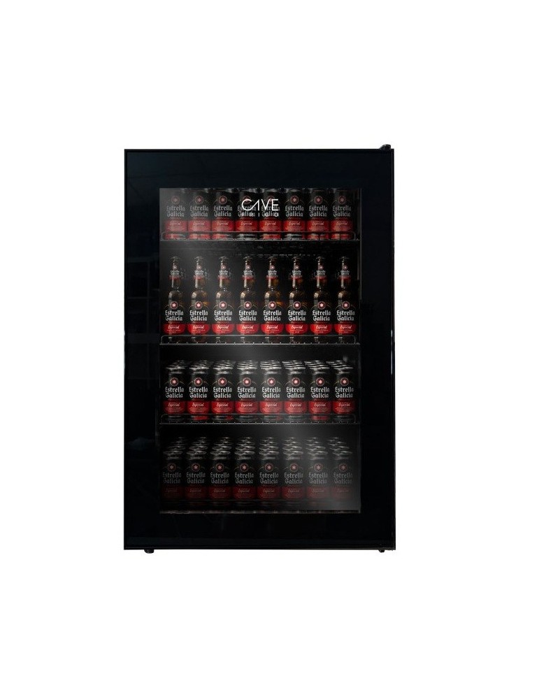 Expositor Refrigerado para Bebidas 128L – Nevera Expositora con Puerta de Cristal