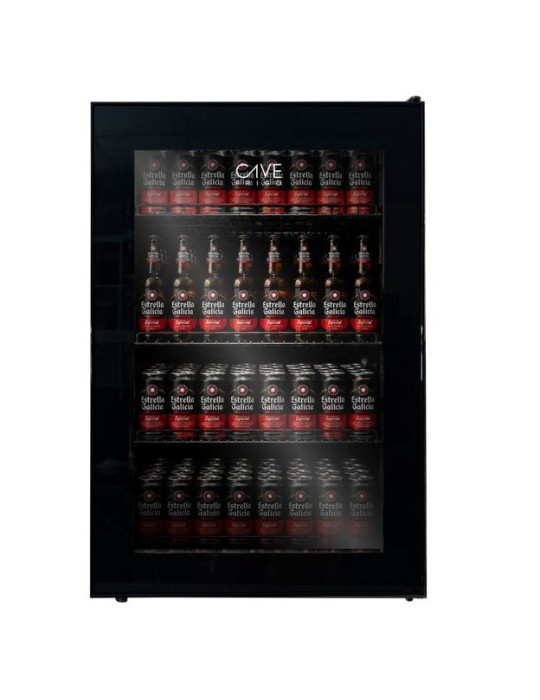 Expositor Refrigerado para Bebidas 128L – Nevera Expositora con Puerta de Cristal