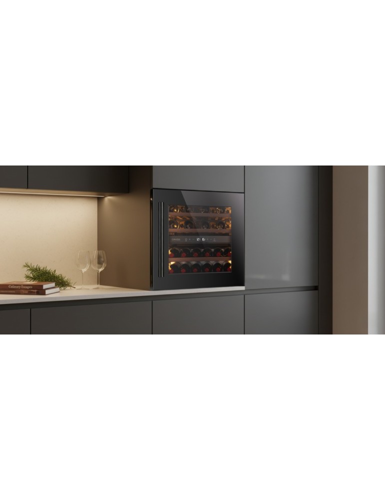 Caviss CLEN230TBEG – Vinoteca encastrable columna 30 botellas doble zona