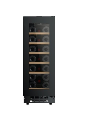 Vinoteca encastrable suelo 30 cm ancho 20 botellas Caviss CT1SP20H82N30