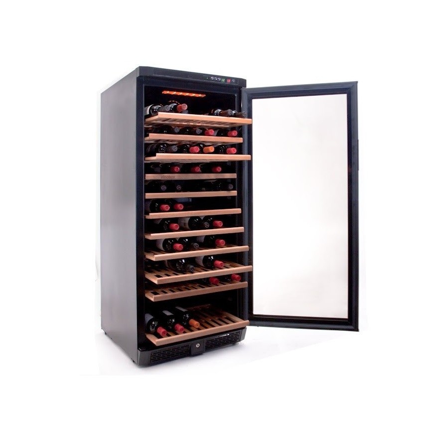 Vinoteca Vinobox 110 Botellas Negra - Monotemperatura