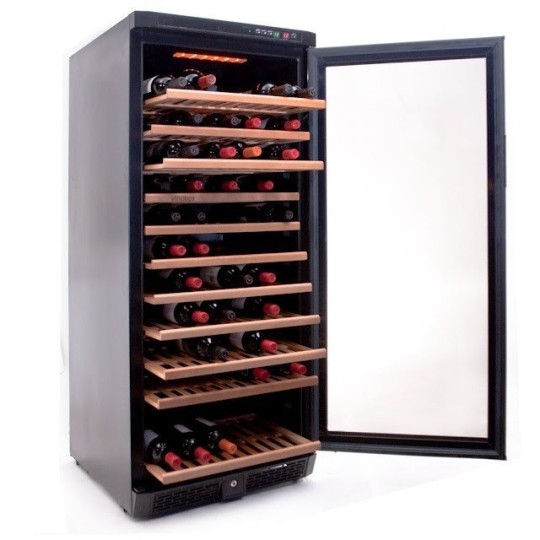 Vinoteca Vinobox 110 Botellas Negra - Monotemperatura