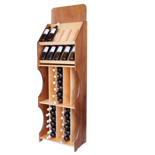 Botellero Cabernet D - Expositor Compacto de Madera