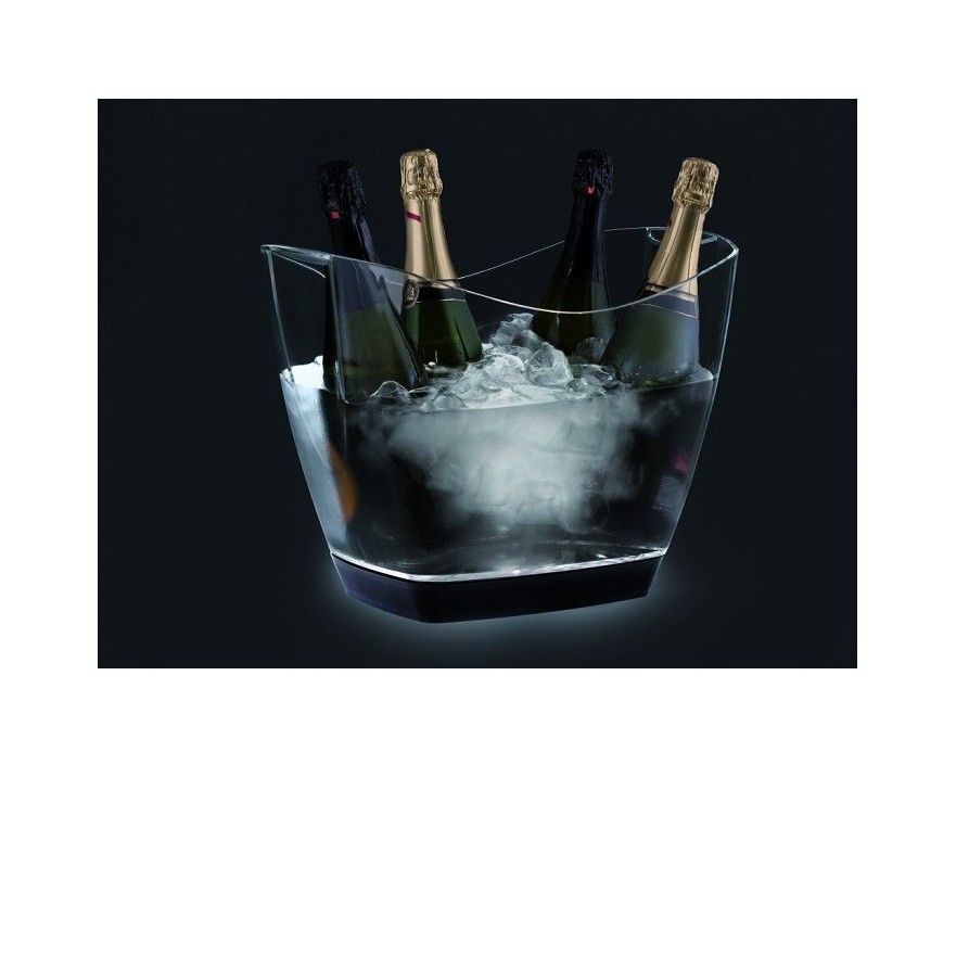 Cubitera Hispana LED - Acrílica 5 a 6 Botellas