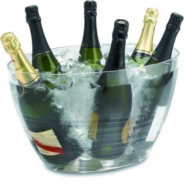Cubitera Game Oval Acrílica - 5 a 6 Botellas