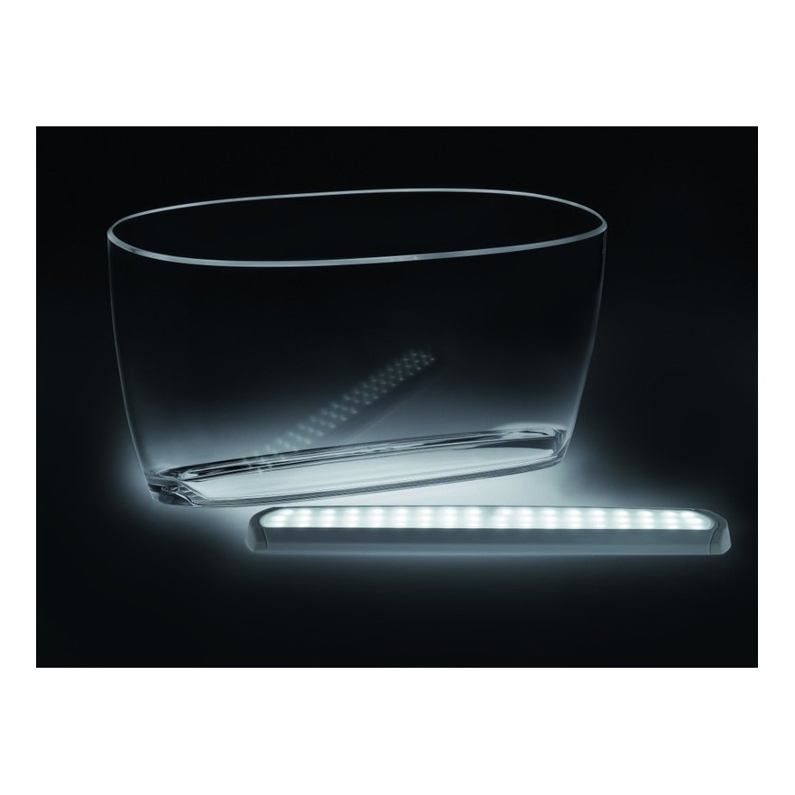 Cubitera Nice  con base LED - Acrílica 4 a 5 Botellas