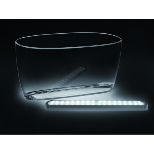Cubitera Nice  con base LED - Acrílica 4 a 5 Botellas