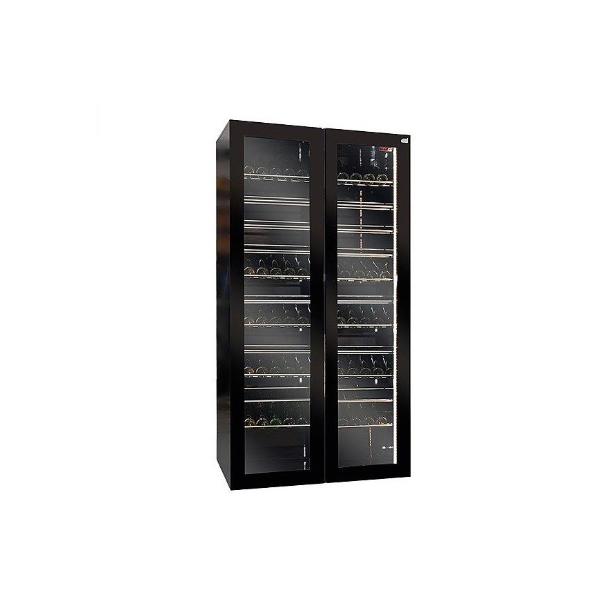 Vinoteca de madera para 200 botellas Black Crystal