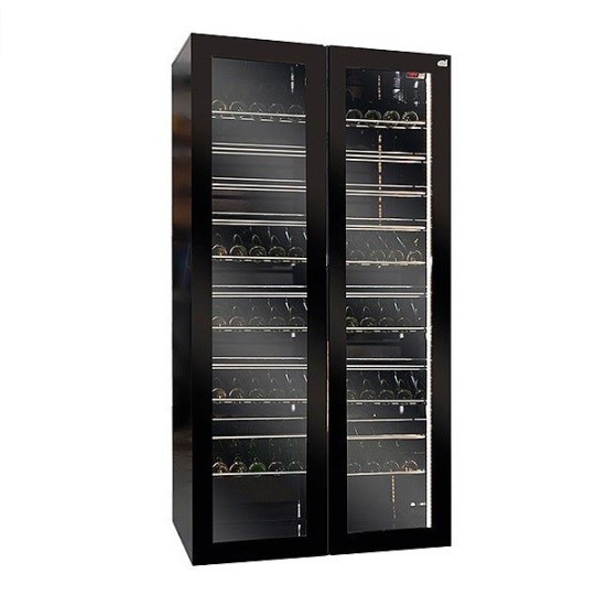 Vinoteca de madera para 200 botellas Black Crystal