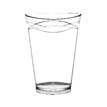 Cubitera New Wave de Poliestireno para 1 Botella – Diseño Ondulado y Funcional