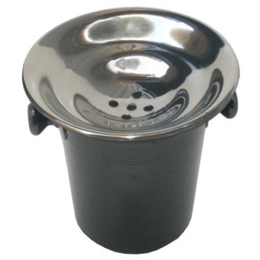 Escupidera Extreme con Tapa de Acero Inoxidable – Acrílico Resistente